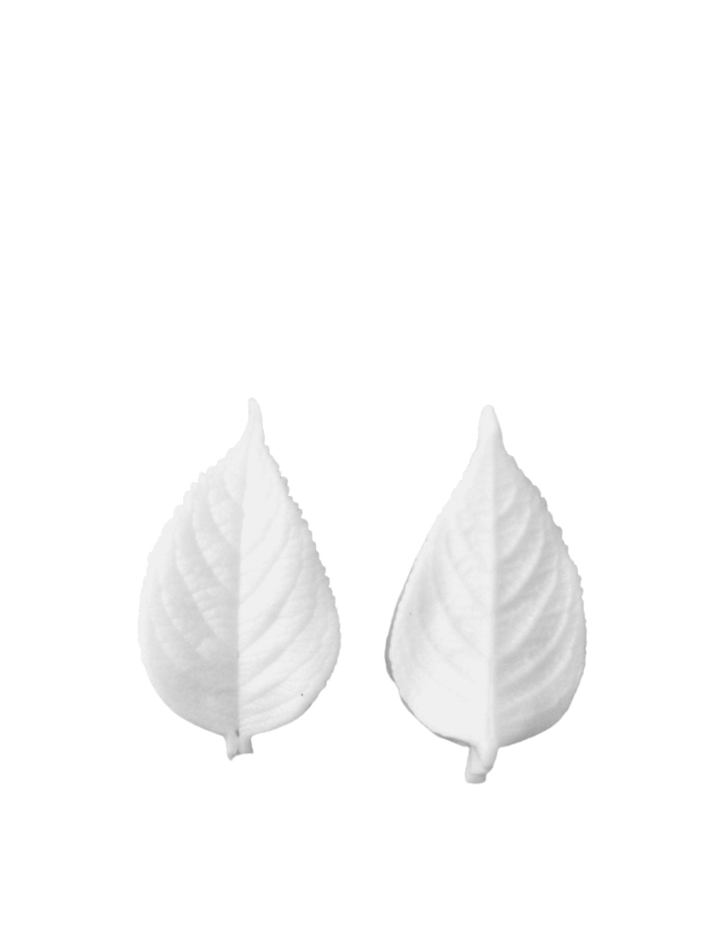 Молд силиконовый для лепки "лист Ежевики" / форма для оттиска листьев гортензии, малины, мяты)