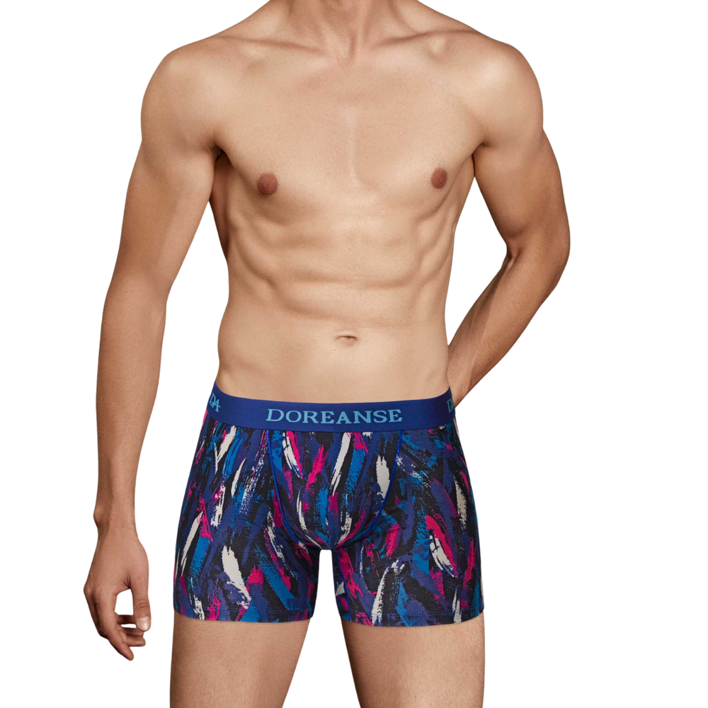 Мужские трусы боксеры с разноцветным рисунком Doreanse 1704
