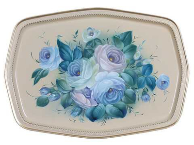 Zhostovo metal tray A18D180526135