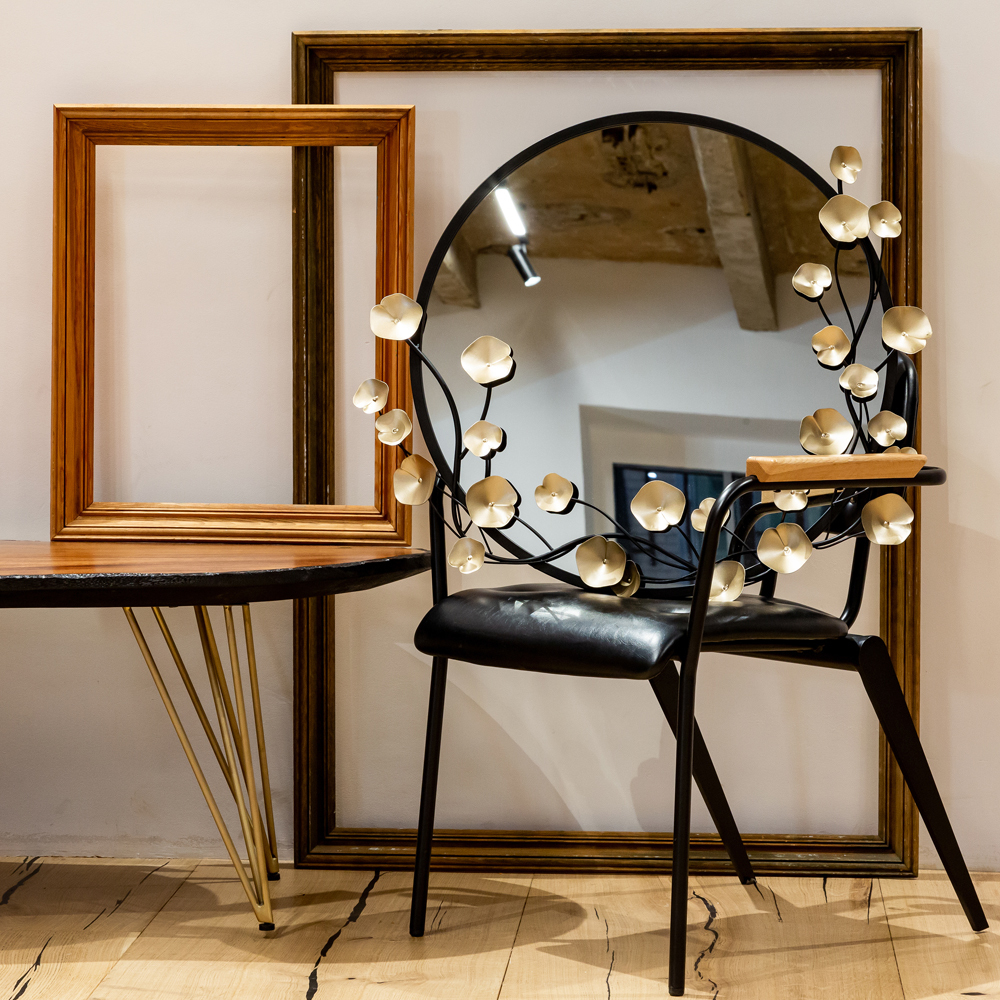 Настенное зеркало Милада Голд Объект мечты