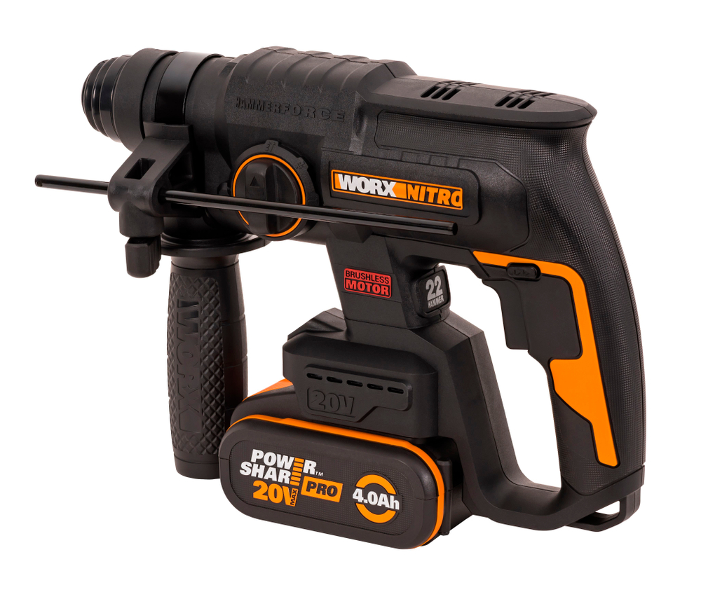 Перфоратор аккумуляторный бесщеточный WORX WX381