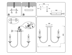 Ambrella Подвесная люстра со сменной лампой Modern TR9621