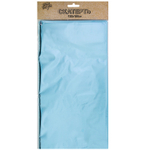 Скатерть фольгированная в голубом цвете, 137х182 см