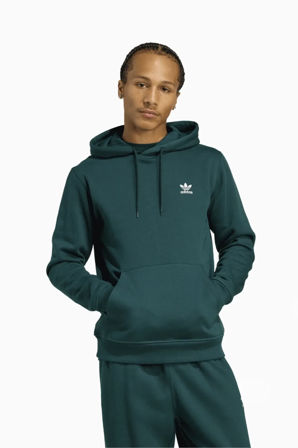 Кофта adidas Trefoil Essentials - зеленый