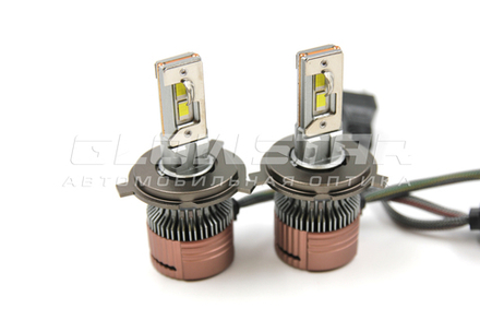 Aozoom P12/H4 с вентилятором 12V 65W 6000Lm (комплект, 2шт)