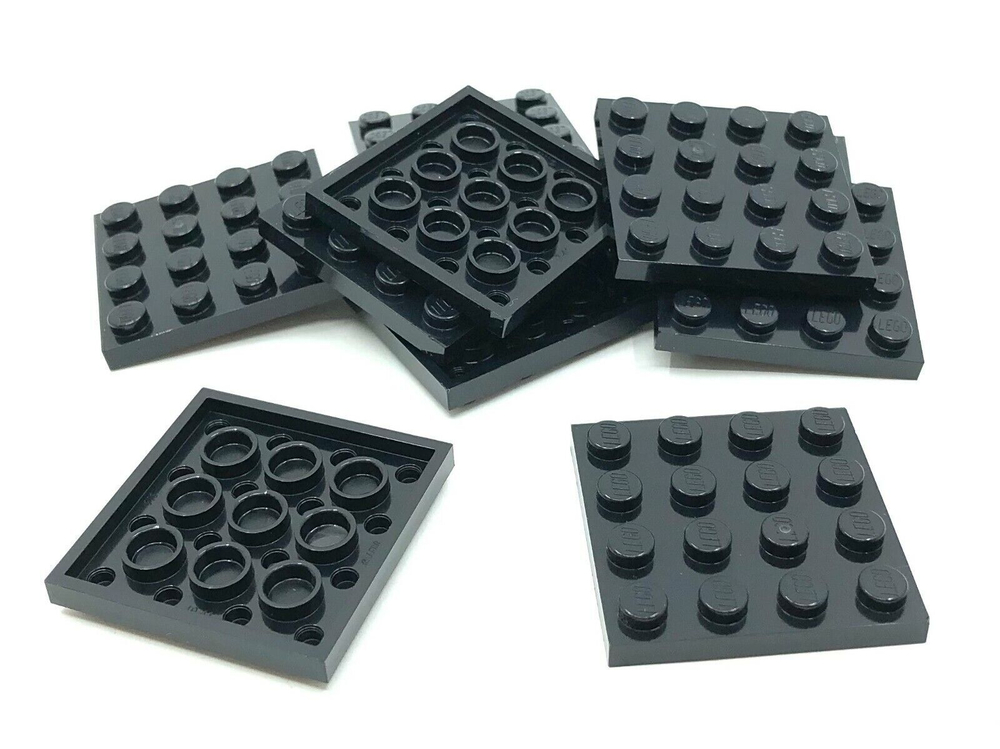 Lego Плитка 4x4 (черная) 4243819