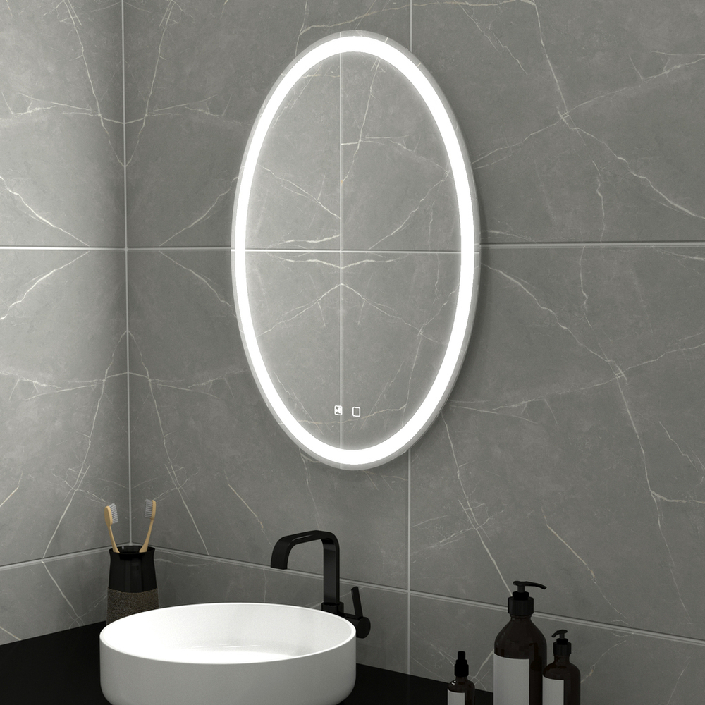 Зеркало MIXLINE "Италия - VOICE" 570*770 (ШВ) сенсорный выключатель, управление голосом., подогрев