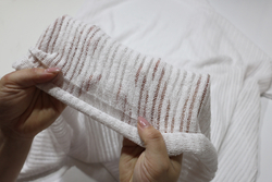 БЕЛЫЙ - Ажурная вязка (ОЗ85 Елена) УЦЕНКА!