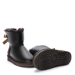 Угги Bailey Bow Mini Metallic Chocolate