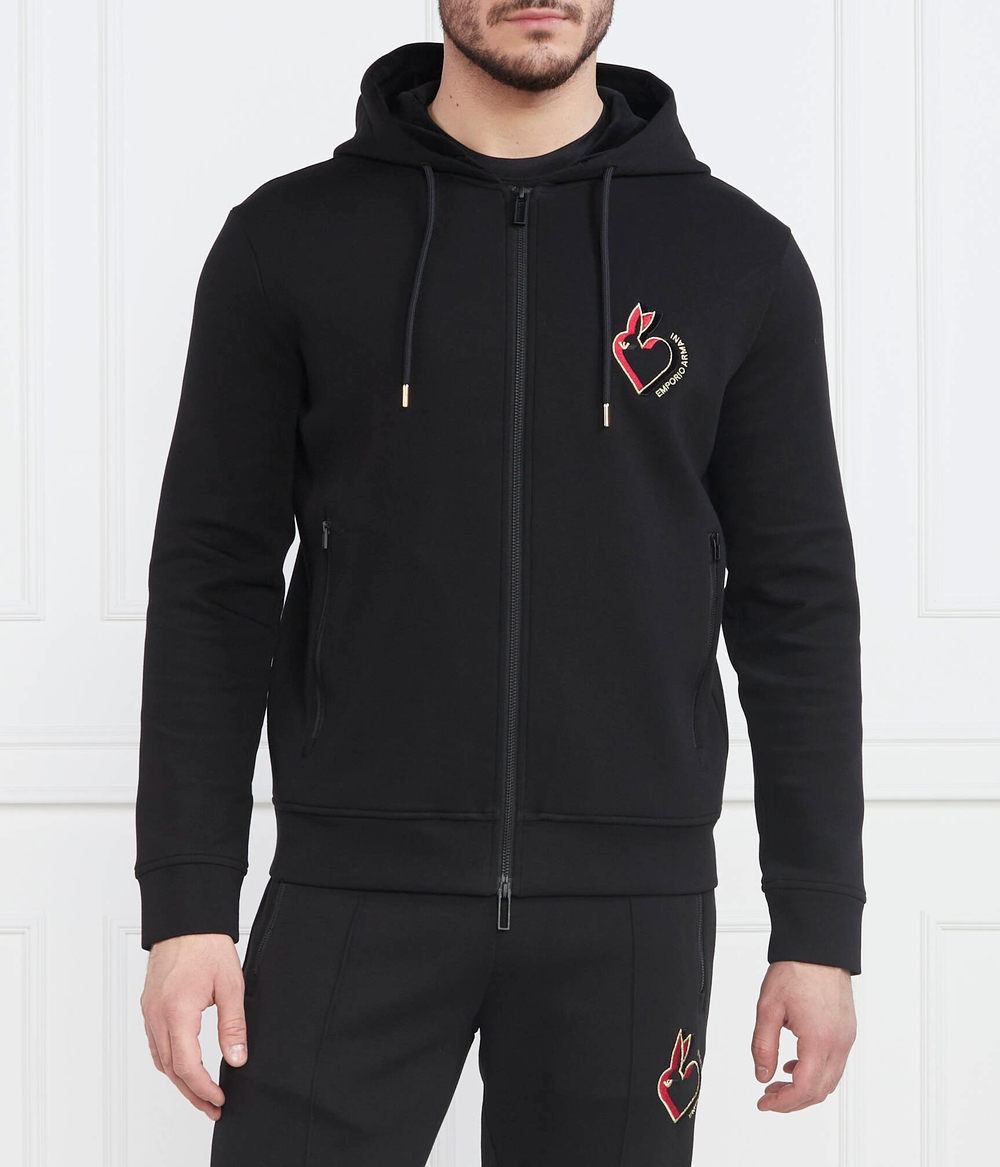 Худи Emporio Armani - черный(3R1MBK 1JHSZ)