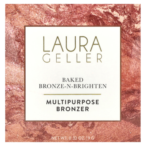 Laura Geller, Baked Bronze-N-Brighten, универсальный бронзер, 0007011B темный, 9 г (0,32 унции)