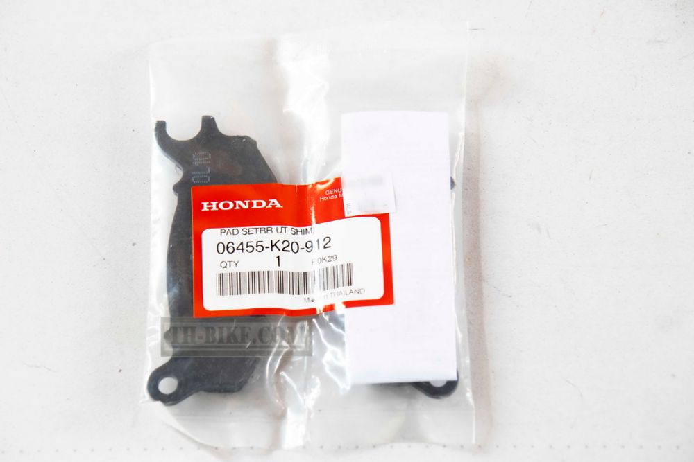 06455-K20-912 (06455-K20-911). PAD SET, FR. Brake pads front, Honda PCX, Click125i, Zoomer-X
