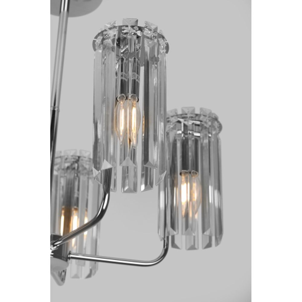 Люстра Rivoli Ifa 1063-305 5хЕ14 40 Вт хрусталь | Rivoli