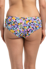 Яркие плавки-бразилиана с цветочным принтом (Размер: XXL) (Цвет: разноцветный)