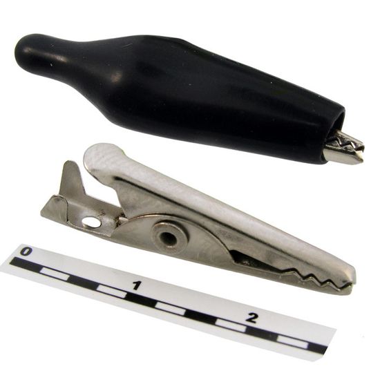 Зажим, крокодил 8-0025 black