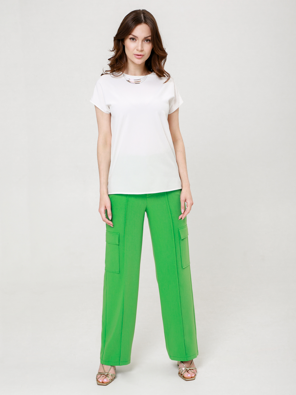 Блуза женская | Бл-1025 шелк искусственный