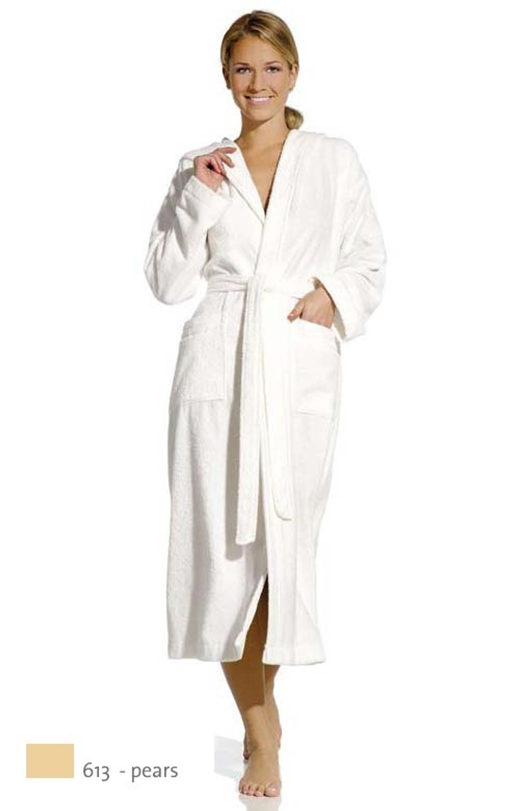 Халат махровый VossenNature Organic жемчужный Австрия