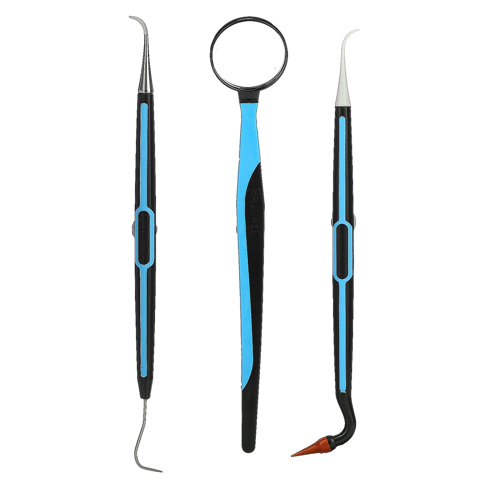 DenTek, профессиональный набор для ухода за полостью рта, 3 шт.