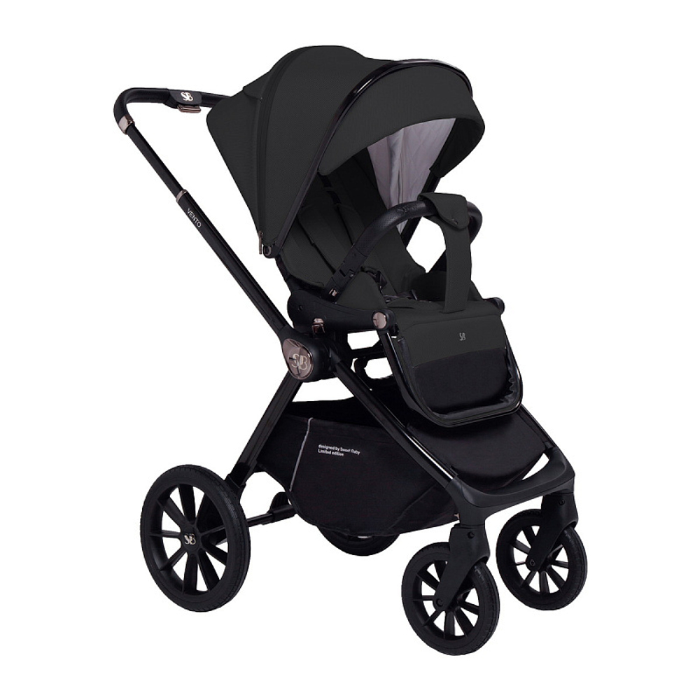 Детская коляска Sweet Baby Vento Black 2 в 1 Black
