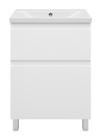 Тумба под раковину Misty Лаки 60 (белая)