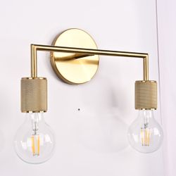 Бра Rh Utilitaire Double Sconce Brass By Imperiumloft