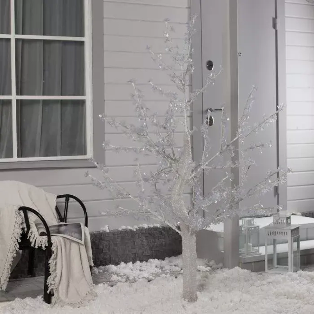 Светодиодное дерево Акриловое 1.8 м., 768 холодных LED, пост.свечение, 220 В, Luazon Lighting (2317314)