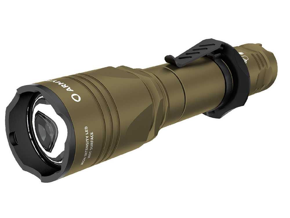 Фонарь подствольный Armytek Dobermann Pro Magnet USB Olive XHP35 HI, 1400 lm, тёплый, до 363м, 1x18650, IP68, 114г