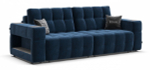 Диван Босс ХО Велюр Монолит синий