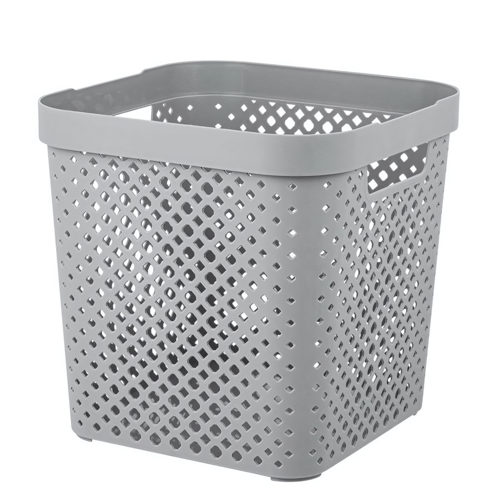 Корзина для хранения Plast Team STOCKHOLM, 20 л серый шторм