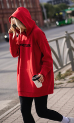 Худи вязаный с логотипом "Multilook"