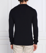 хлопковое поло san pepe HUGO - темно-синий(50474182)