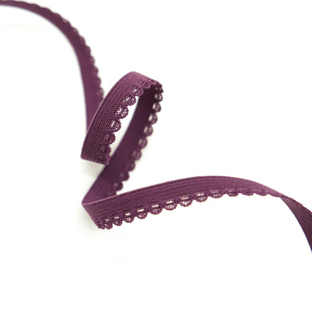 Резинка ажурная бельевая СЛИВА, 9мм