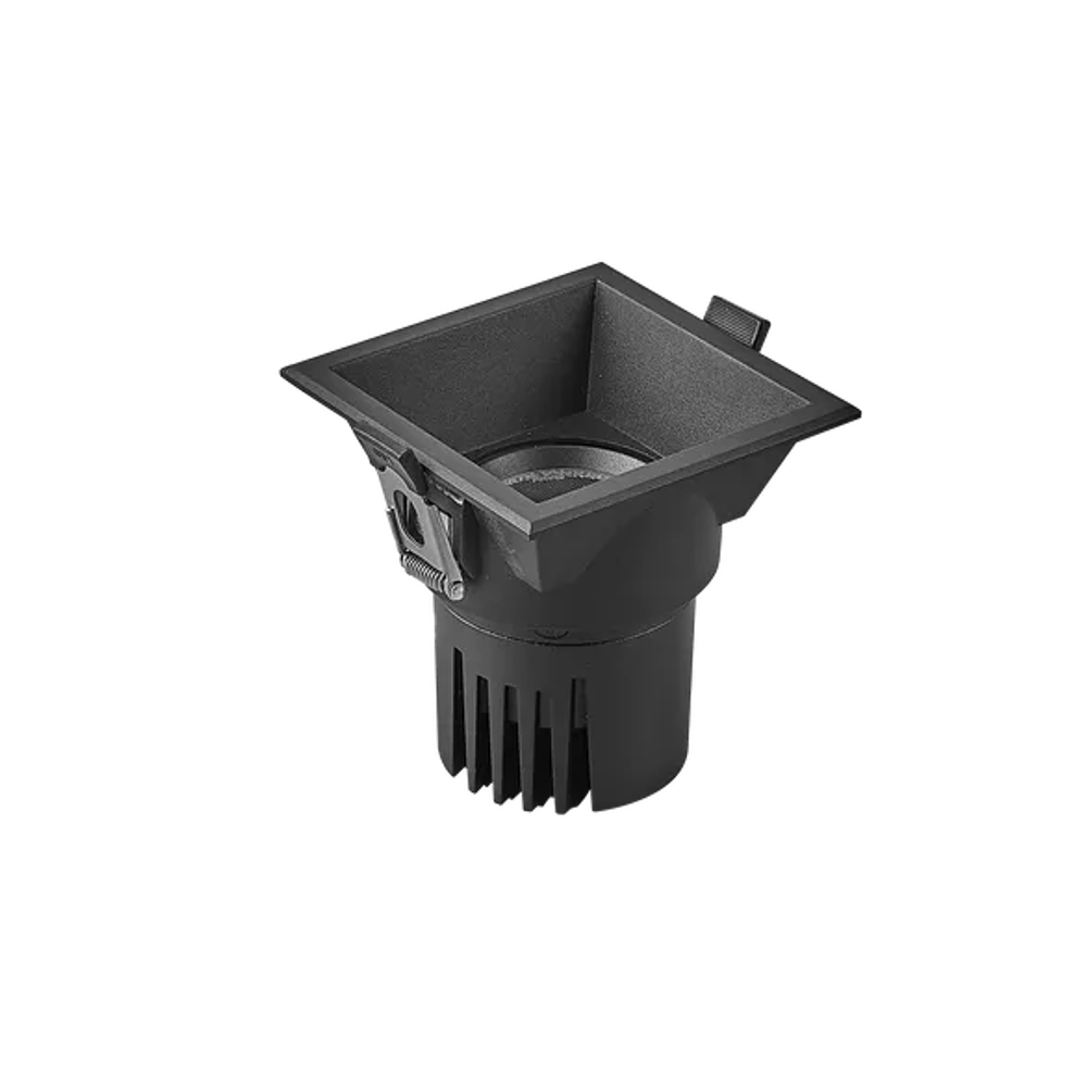 Светильник MS-FLOW-BUILT-S85x85-12W Warm3000 (BK, 55 deg, 230V) (Arlight, IP20 Металл, 5 лет) 055924