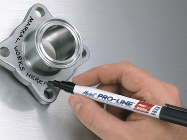 Маркер промышл. перманентный на основе жидк. краски MARKAL PAINT-RITER FINE ЖЕЛТЫЙ