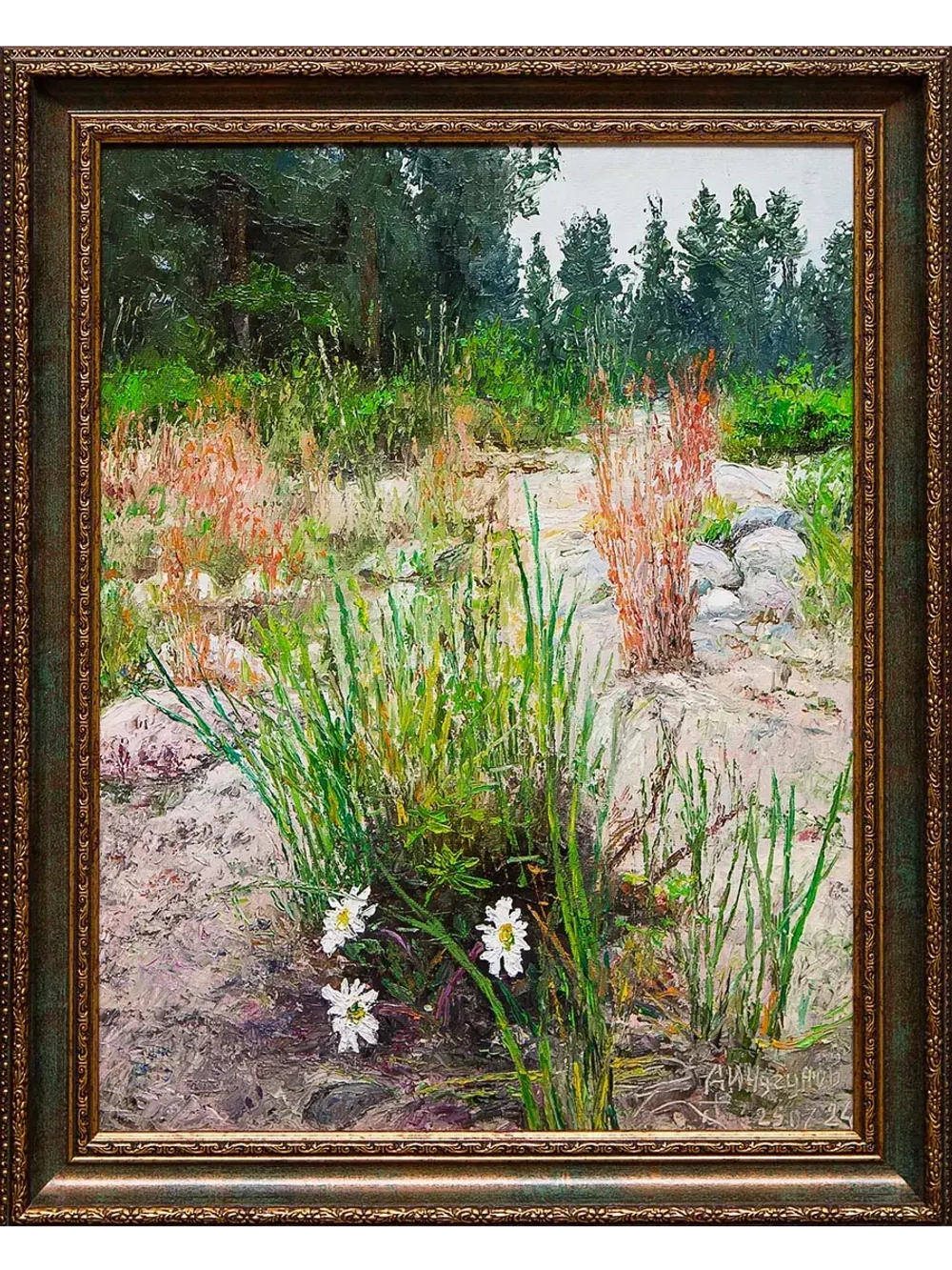 Картина маслом "На берегу Ладоги" Чугунов
