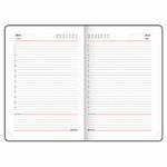 Ежедневник недатированный Brauberg Extravagance, А5, 136л, черно-красный