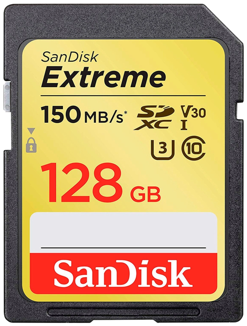 Карта памяти Sandisk Extreme SDXC Class 10 UHS-I V30 U3 C10 150/70 MB/s 128GB