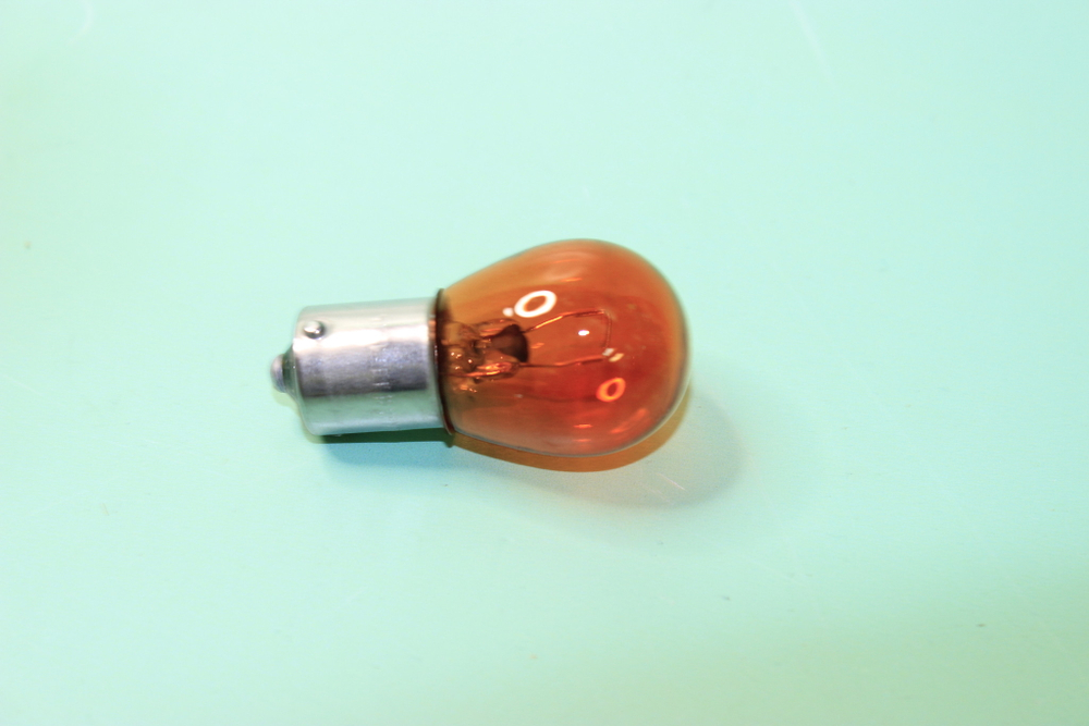 Лампа 12V PY21W BAU15s поворот, оранжевая
