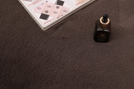 Коврик Плюшевый (шоколад) 150х150