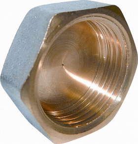 Заглушка никелированная внутренняя резьба Euros 1 1/2*