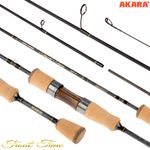 Спиннинг  штекерный угольное 2 колена Akara Trout Time 602 UL (0,4-3,5) 1,83