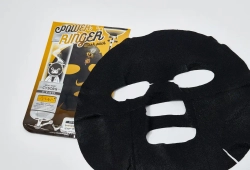 Elizavecca Тканевая маска для лица ДРЕВЕСНЫЙ УГОЛЬ Black Charcoal Honey Deep Power Ringer Mask Pack