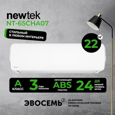 Сплит-система NewTek NT-65CHA07, для помещения до 22 кв.м.