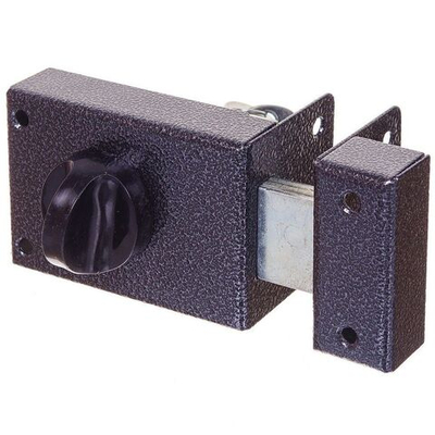 Замок накладной дверной, Омега, 3Н1, 00-00000622, серебро