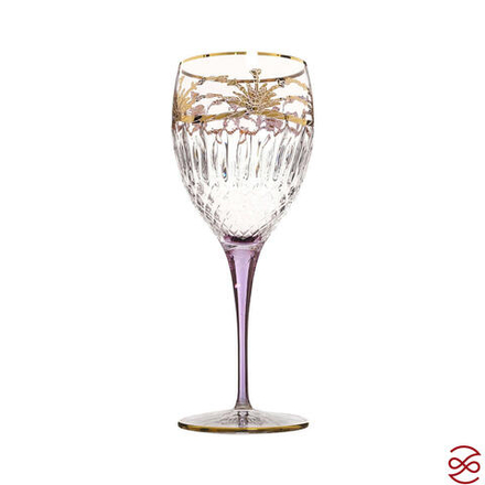 Набор бокалов для вина TIMON Violet/Gold (6 шт) 340 мл