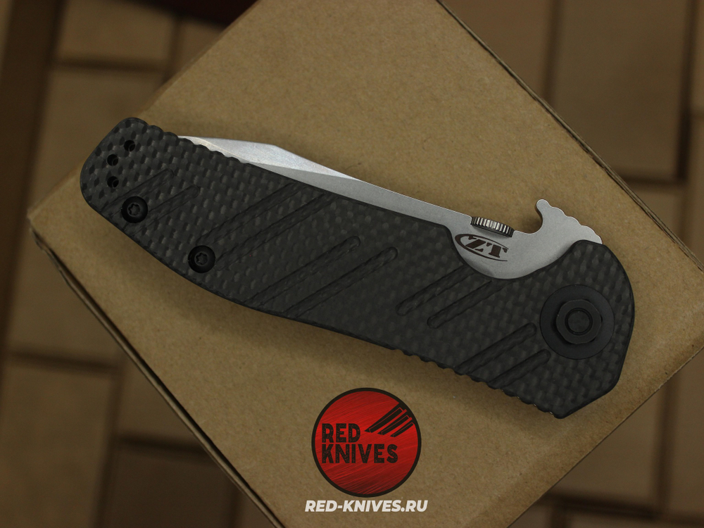 Нож Zero Tolerance 0630 Emerson A+++ - рукоять чистый карбон + титан