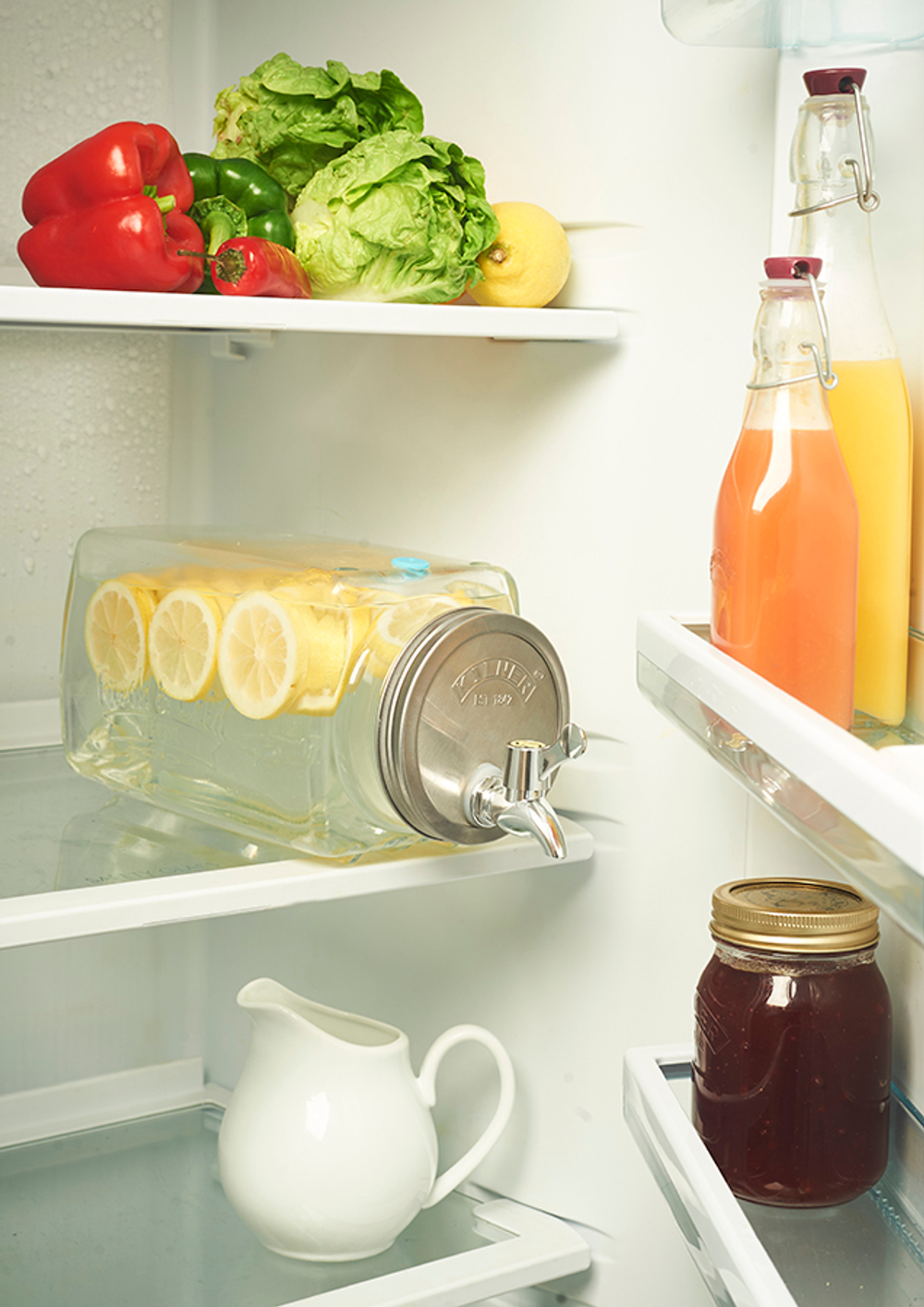 Диспенсер для холодных напитков 3л в подарочной упаковке Kilner