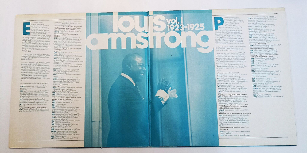 Винтажная виниловая пластинка Louis Armstrong The Jazz Collection Vol.1 1923 1925 (Germany 1986)