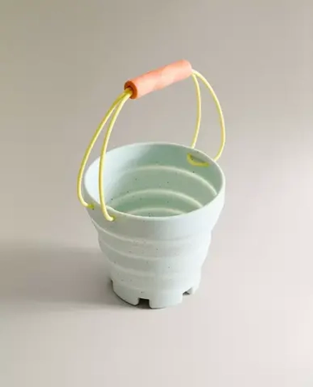 ZARA HOME ДЕТСКОЕ ПЛЯЖНОЕ СКЛАДНОЕ ВЕДЕРКО, РАЗНОЦВЕТНЫЙ