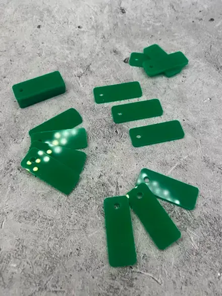 Номерки чистые для ключей